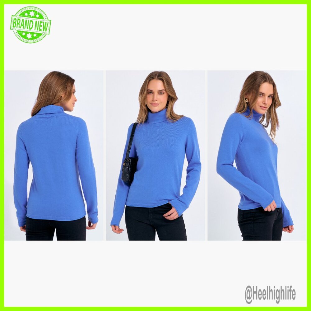 Lightweight Turtleneck Pullover Sweater, Regular … - image 7